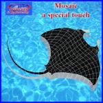 Mosaic a special touch to your pool.
Click Image to enlarge.