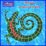 Mosaic a special touch to your pool.
Click Image to enlarge.